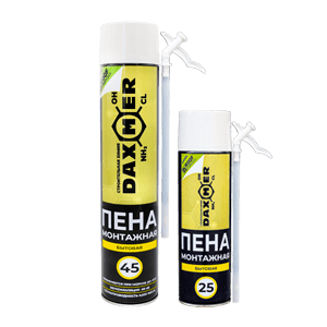 Бытовая монтажная пена Daxmer
